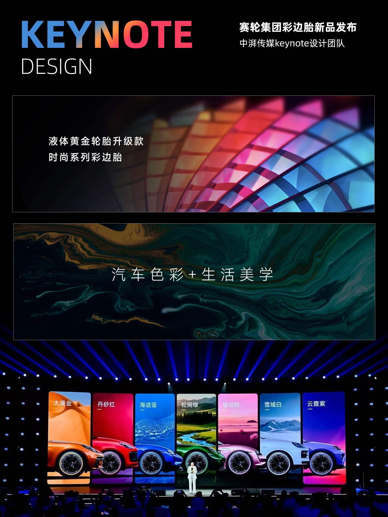 中湃传媒Keynote设计：以大胆用色为美学冲锋号(图1)